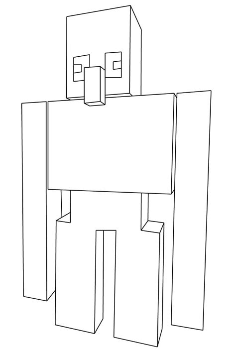 Minecraft Mutant Enderman Coloring Pages