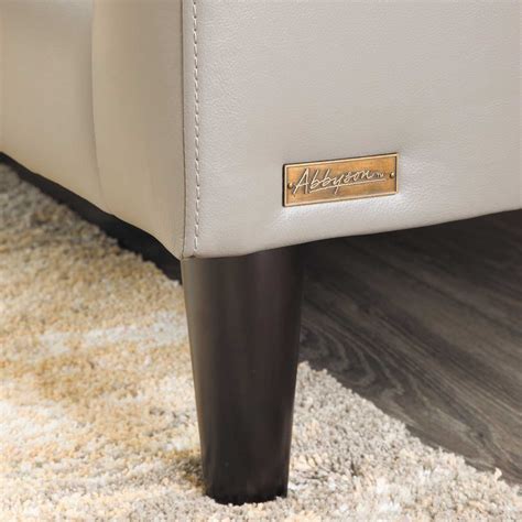 Ashton Grey Leather Loveseat | AS-5957BR-GRY-2 | | AFW.com