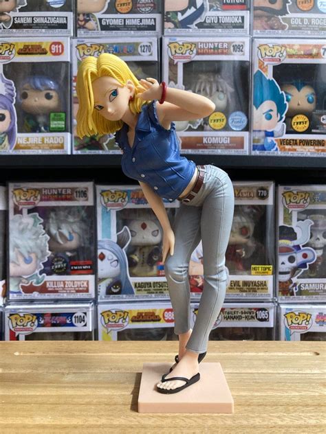 Banpresto Glitter And Glamour Dragon Ball Android 18 Figure With Box