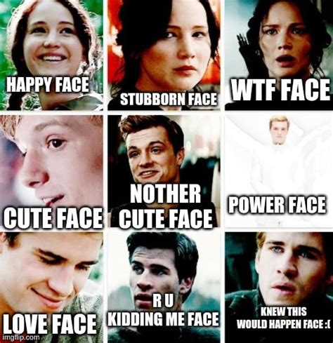 peeta katniss gale faces Memes & GIFs - Imgflip