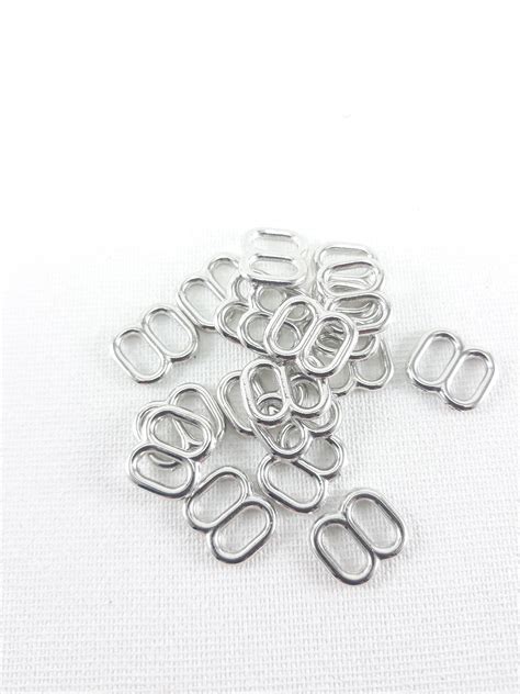Lingerie Making Metal Slider Silver Bra Straps Regulator 6 8 10 12 15mm Etsy
