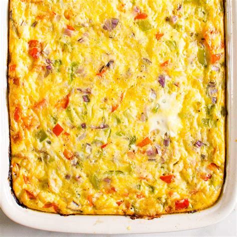 Healthy Breakfast Casserole Egg Bake IFoodReal