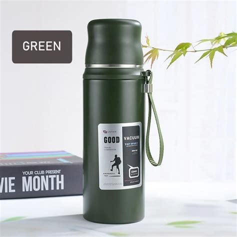 Gourde Bidon Hc Green Ml Bouteille Isotherme Grande Capacit