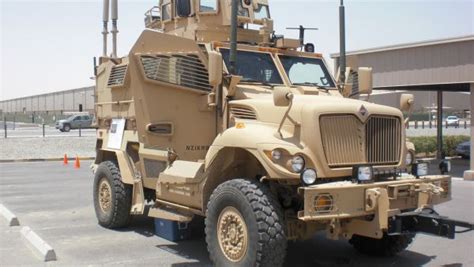 International MaxxPro Navistar MRAP mine protected vehicle data sheet ...