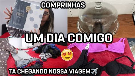 Um Dia Na Minha Rotina Dobrei Roupas Compras Casa E Pra Viagem Fiz