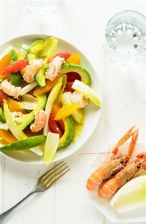 Avocado, Prawn, And Citrus Salad - Cockles n' mussels