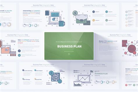 Business Plan Powerpoint Template Graphic By Pulsecolor · Creative Fabrica