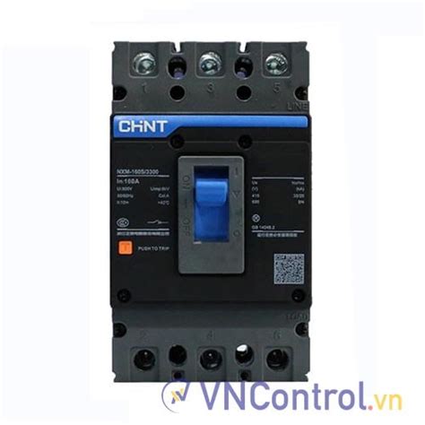 MCCB Chint NXM 1000S 3300 1000 50KA 3P VNControl Vn