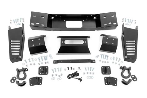 Rough Country 72003 Rough Country Hidden Winch Mounting Plates Summit