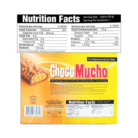 choco mucho wafer roll peanut butter
