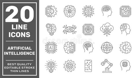 Deep Learning Icons Stock Illustrations 1089 Deep Learning Icons