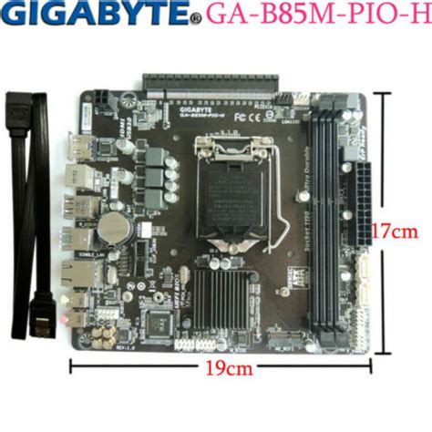 Gigabyte GA B85M PIO H Motherboard Intel B85 LGA 1150 MINI ITX M 2 2 X