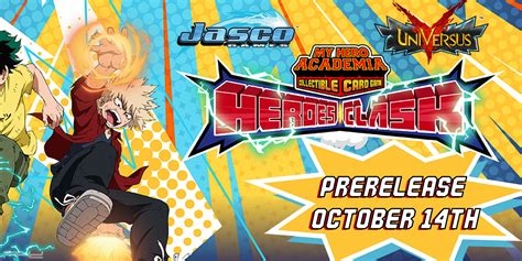 My Hero Academia Ccg Heroes Clash Prerelease Kit Jasco Games Phd Games