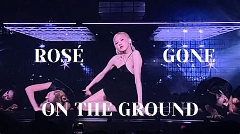 Fancam 230528 Blackpink블랙핑크 RosÉ로제 Gone On The Ground In Bangkok 🇹🇭day 2 Eng Lyrics