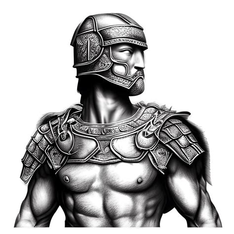 Realismo gráfico de alta definición de Spartan Warrior · Creative Fabrica