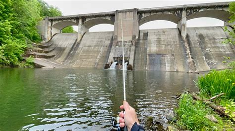 Fishing Below GIANT Spillway NEW PB YouTube