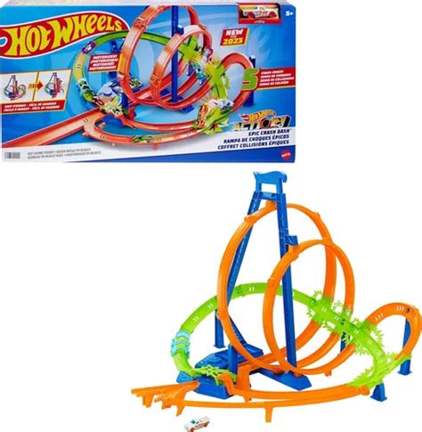 Mega Pista Hot Wheels De Choques Epicos Original Meses Sin Intereses