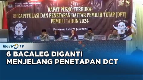 Jelang Penetapan DCT 6 Partai Politik Di Kepahian Diganti Bacaleg