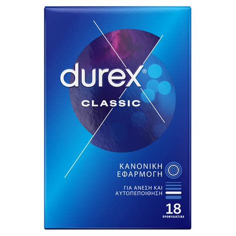 Durex Προφυλακτικά Classic 18 Τεμάχια Super Market Χαλκιαδάκης Κρήτη