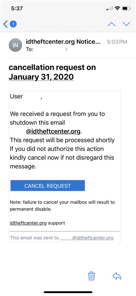 Microsoft Outlook “cancellation Request” Email Scam Is The Latest To Look Out For Itrc