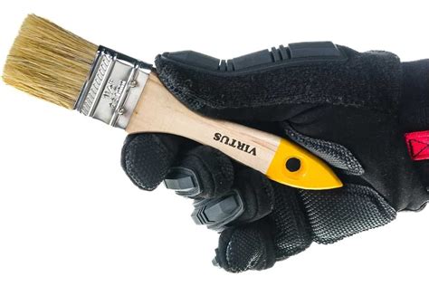 Набор малярных кистей VIRTUS "Slim" натуральная щетина, 38 мм, 12 шт ...