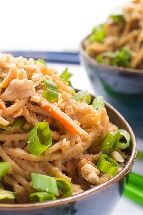 Thai Peanut Sauce Noodles The Lemon Bowl®