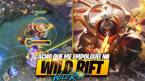 Cai Um STREAMER E Me Empolguei No WILD RIFT Desafio Do CHALLENGER