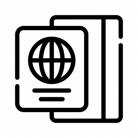 Passport Document Travel Identification Identity Icon Download On Iconfinder