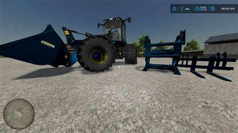 New Holland W190d Terrafarm V10 Fs22 Mod Farming Simulator 22 Mod