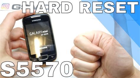 Samsung Galaxy Mini S5570 Hard Reset YouTube