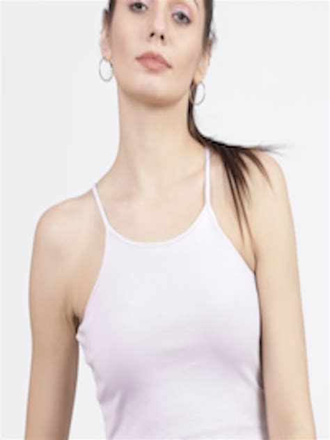 Buy Tokyo Talkies Purple Solid Fitted Crop Top Tops For Women 14350788 Myntra