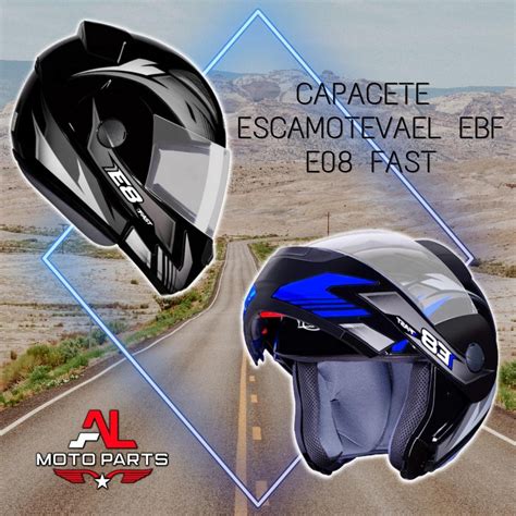 Capacete Escamote Vel Articulado Robocop Ebf E Fast Shopee Brasil