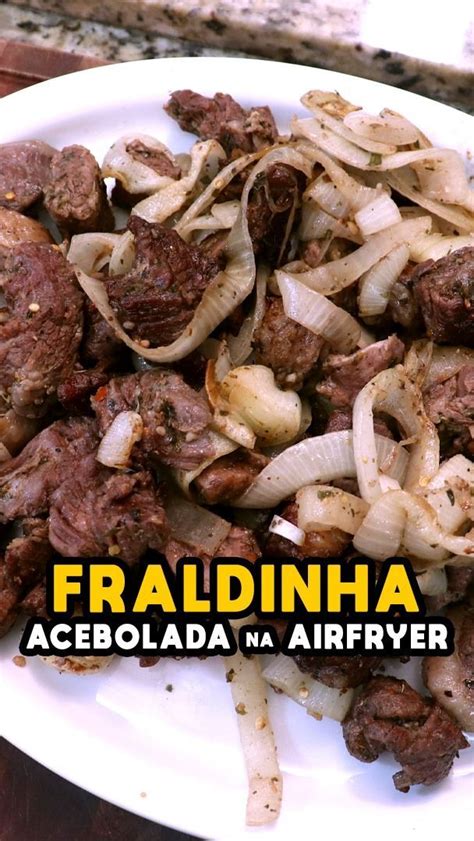 Fraldinha Acebolada Na Airfryer