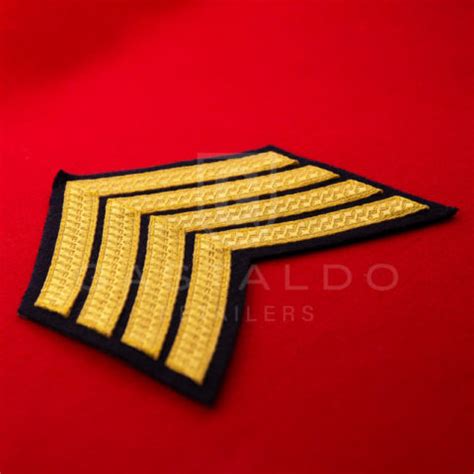 Staff Sergeant Chevrons RCMP NCO Rank Badges Gastaldo Retailers