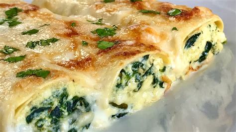 Deliciosos Canelones De Espinacas Y Ricotta La Receta F Cil Y R Pida