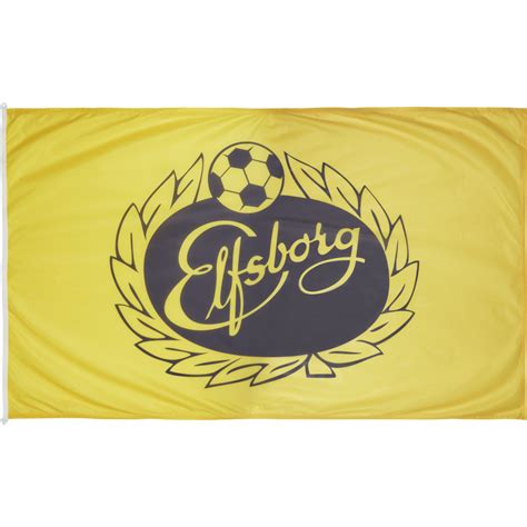 IF ELFSBORG Flagga 150x240cm Gul Köp online hos Intersport