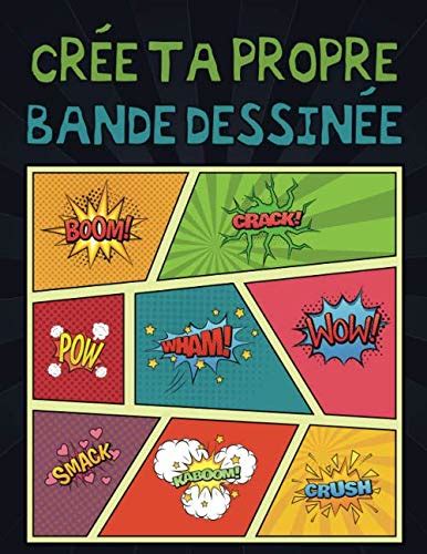 Crée ta propre Bande Dessinée 120 Planches de BD Vierges Pour Adultes