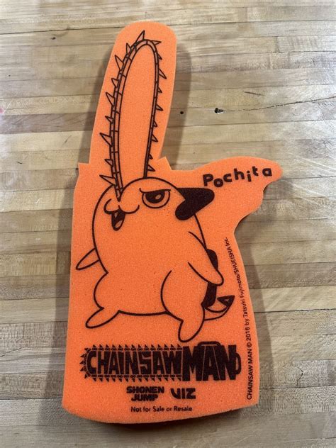 Sdcc 2022 Exclusive Foam Finger Shonen Jump Chainsaw Man Pochita Viz Comic Con Ebay