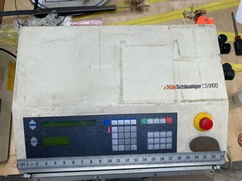 Schleuniger CS 9100 Wire Cut Strip Machine Good Working For Sale