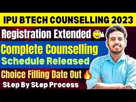 Ipu Btech Registration Extended Choice Filling Date Out Ipu