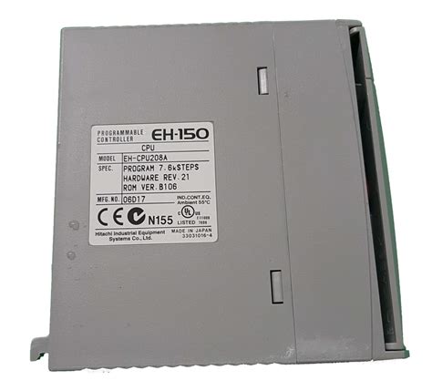 EH Cpu208A Used Hitachi Plc