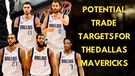 Potential Trade Targets For The Dallas Mavericks YouTube