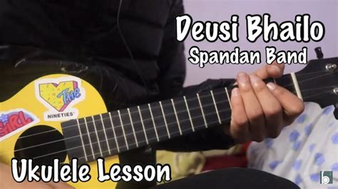 Deusi Bhailo Ukulele Lesson Youtube