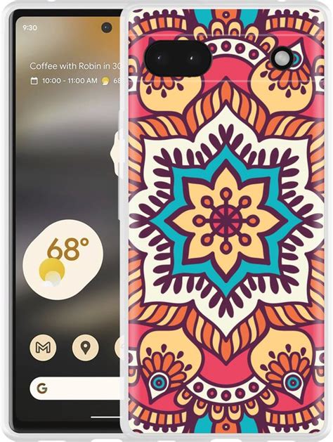 Cazy Hoesje Geschikt Voor Google Pixel 6a Mandala Hippie Bol