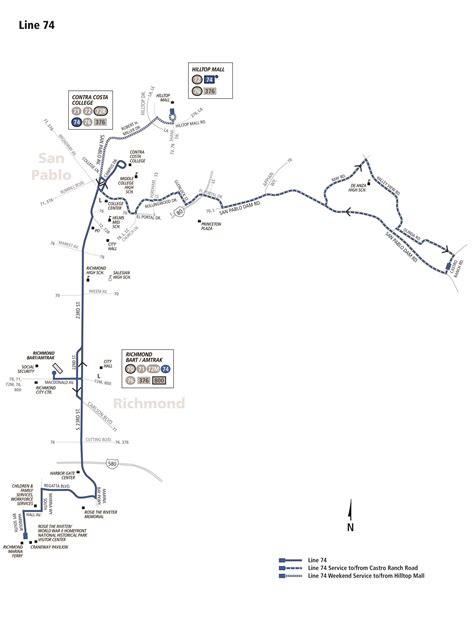 74 Bus Route Ac Transit Sf Bay Transit