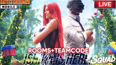 🔴bgmi Live Bgmi Custom Rooms Bgmi Girl Gamer Live Custom Rooms