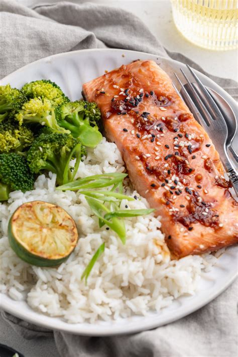 5 Ingredient Baked Honey Teriyaki Salmon Recipe