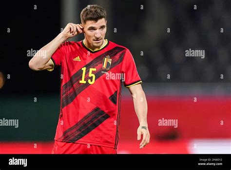 LEUVEN BELGIUM MARCH 30 Thomas Meunier Of Belgium During The FIFA