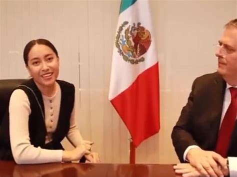 Ebrard Se Reuni Con Katya Echazarreta Primera Astronauta Mexicana