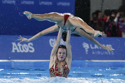 Canada Wins Pan Am Gold Olympic Berth At Artistic Swimming Ap News